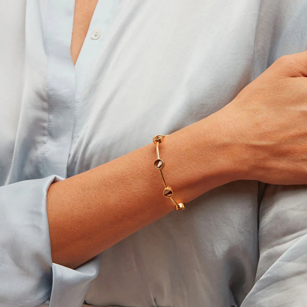 Brackish Oncidium Multi Bezel Cuff