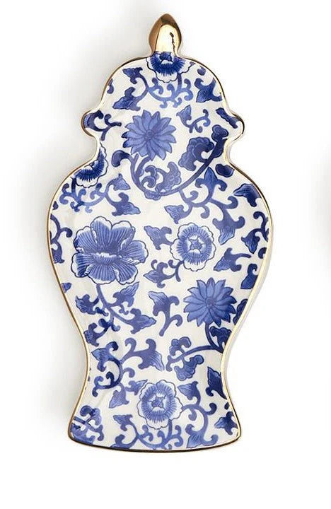 Twos Company Ginger Jar Trinket Tray Set Of Three