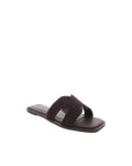 Billini Gordy Brown Crochet Sandal