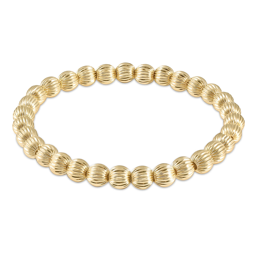 Enewton Dignity Gold Bead Bracelet 6MM