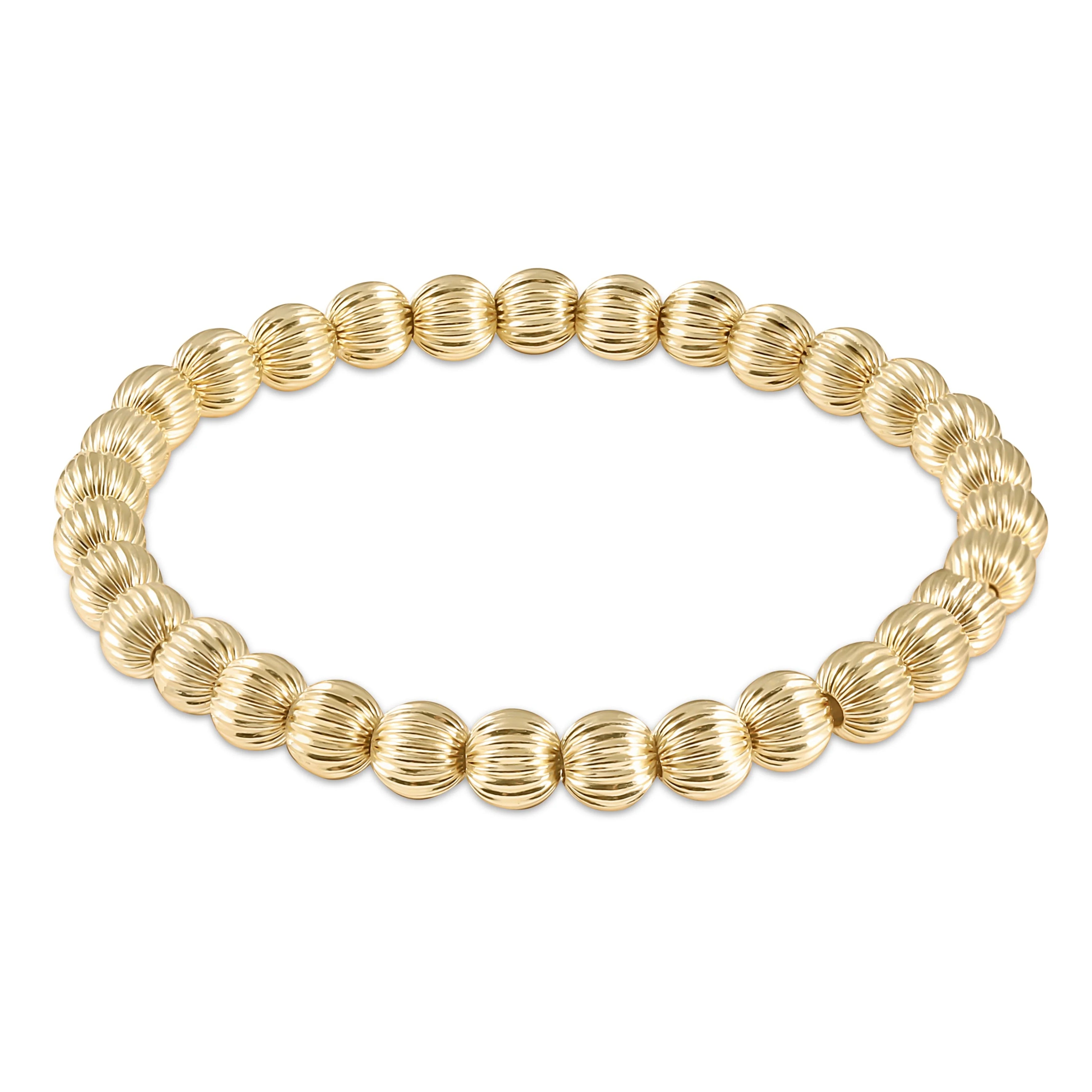 Enewton Dignity Gold Bead Bracelet 6MM