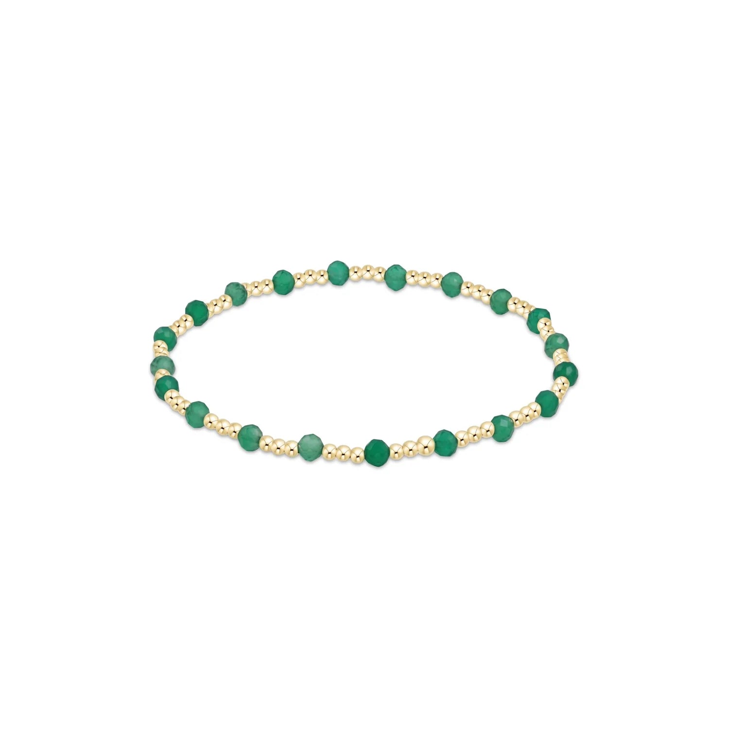 Enewton Sincerity Gold 3MM Green Onyx