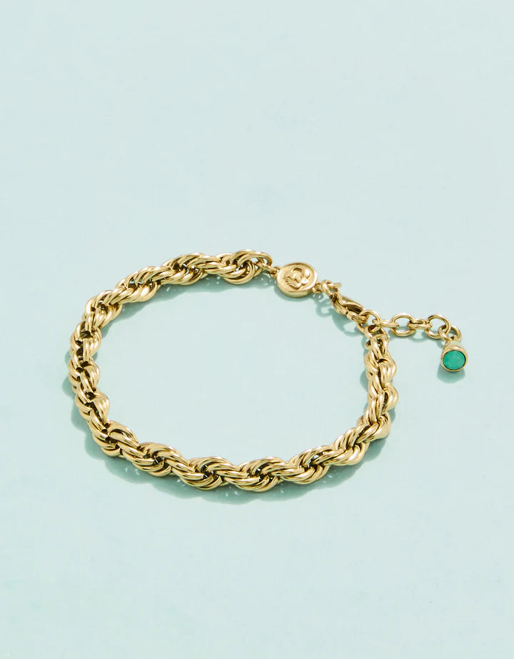Spartina 499 SP Chunky May River Bracelet 7.25-8” Gold