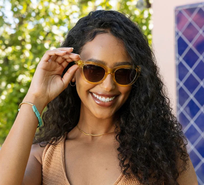 Peepers Capri Polarized Sunglasses Yellow