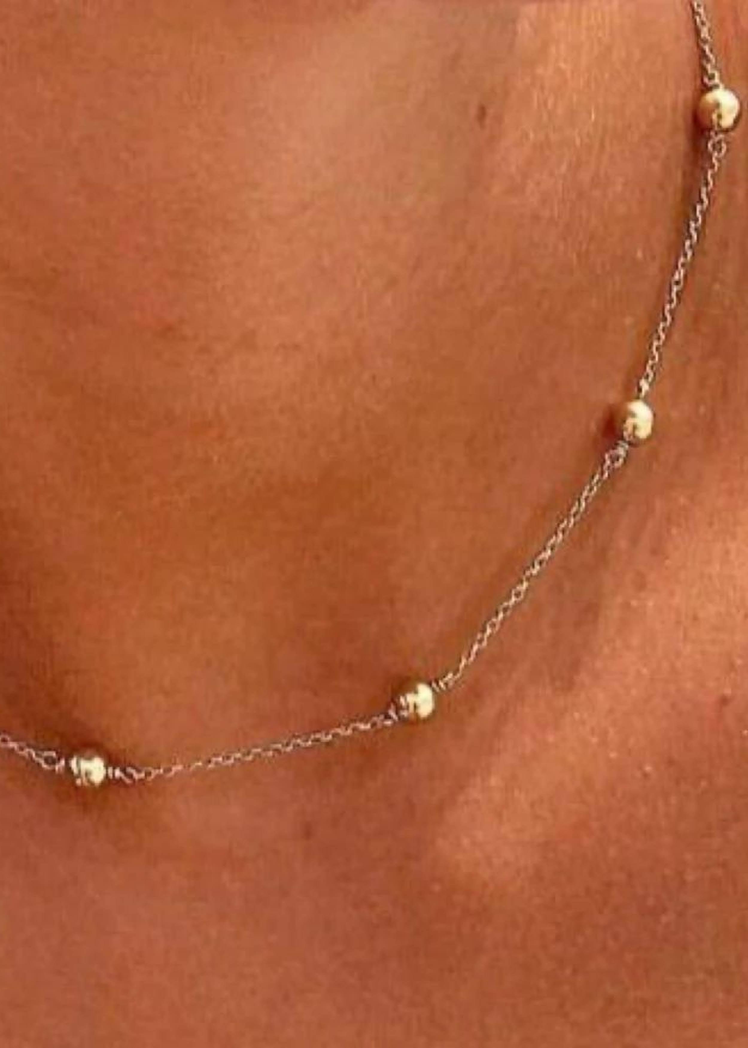 17” Choker Simplicity Chain Gold Classic 4 mm