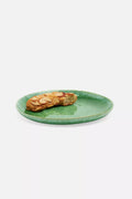 Blue Pheasant Eloise Reactive Emerald Bread Plate