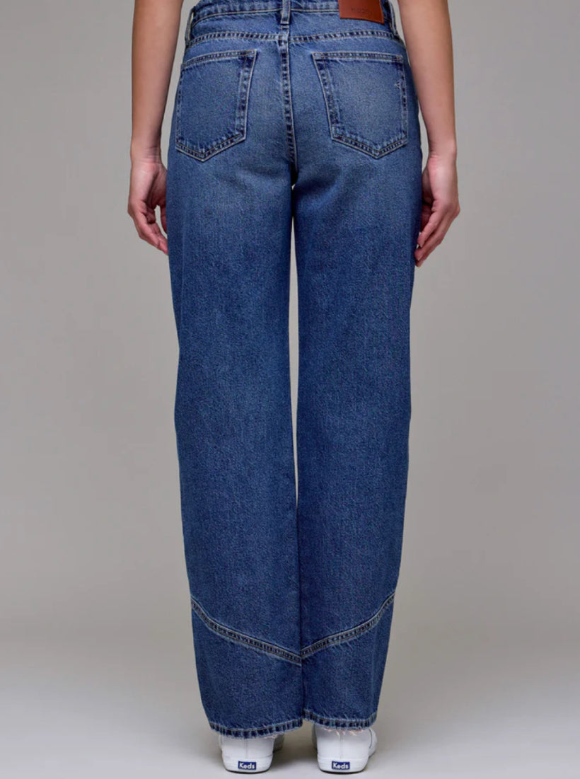 Hidden Ella Stitched Dark Wash Jean