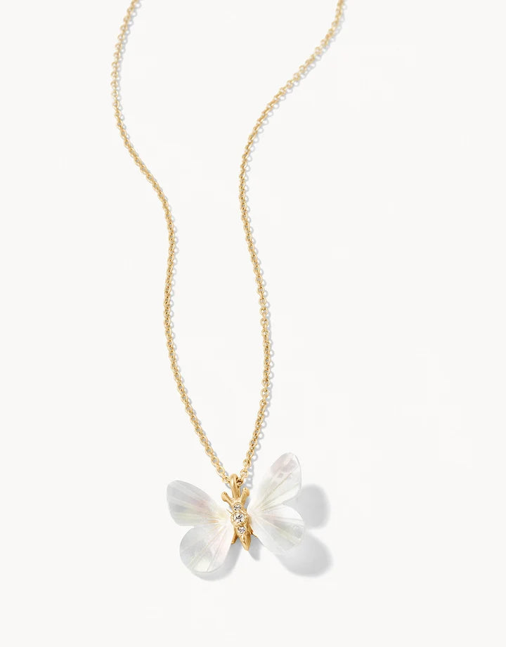 Spartina 449 Monarch Carved Necklace 17” Mother of Pearl