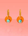Tribe And Temple Deco Glam Medallion Earring