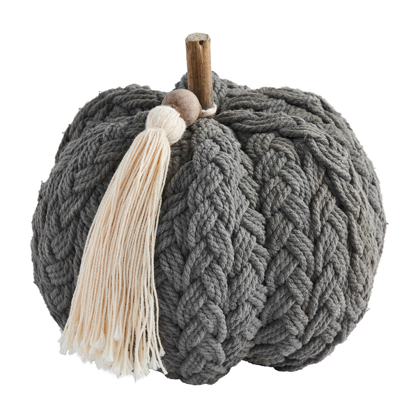 Mudpie Braided Pumpkin