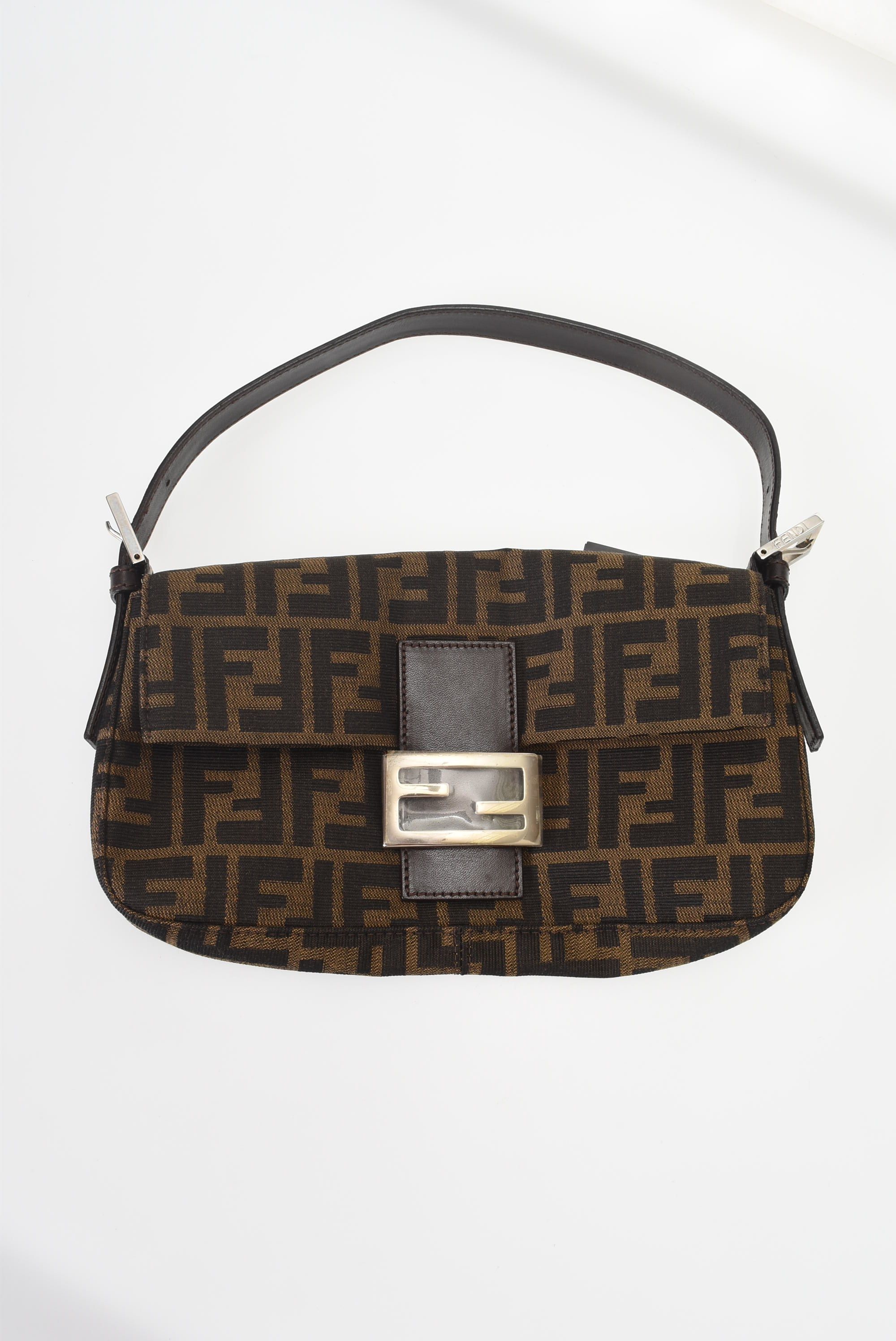 Fendi Baguette Zucca Canvas