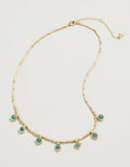 Spartina 449 Maera Bitty Bead Necklace 15” Amazonite