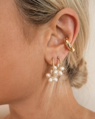 Luv AJ Amalfi Ear Cuff Gold
