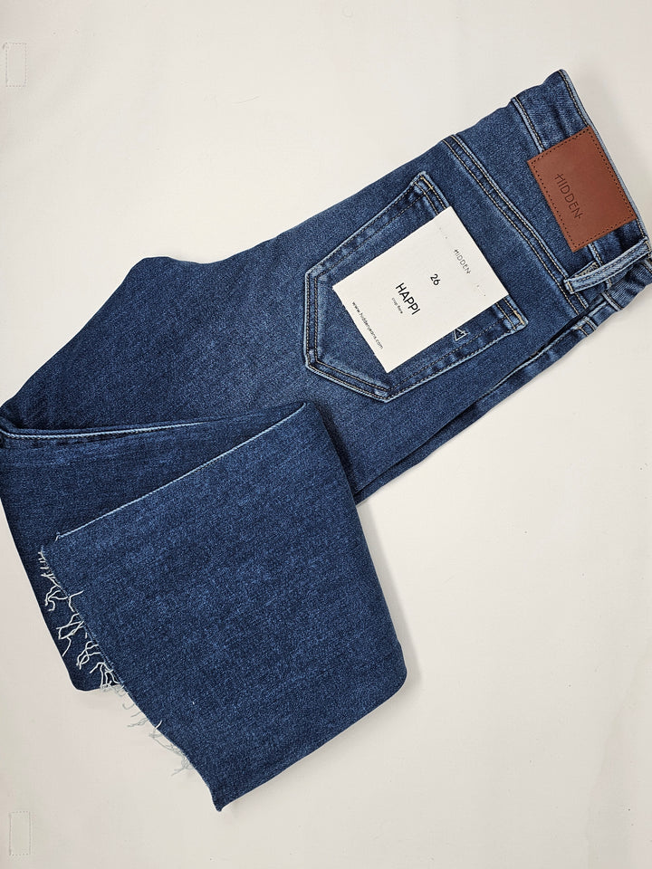 Hidden Cropped Flare Jeans