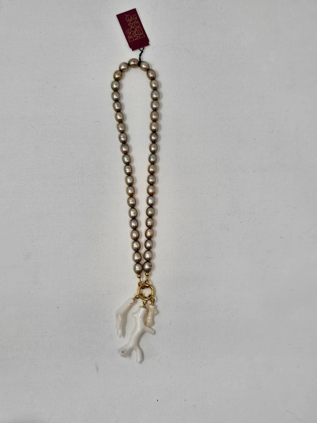 Dina Mackney Coral Charm Necklace