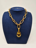 Dina Mackney Brazilian Citrine Teardrop Enhancer