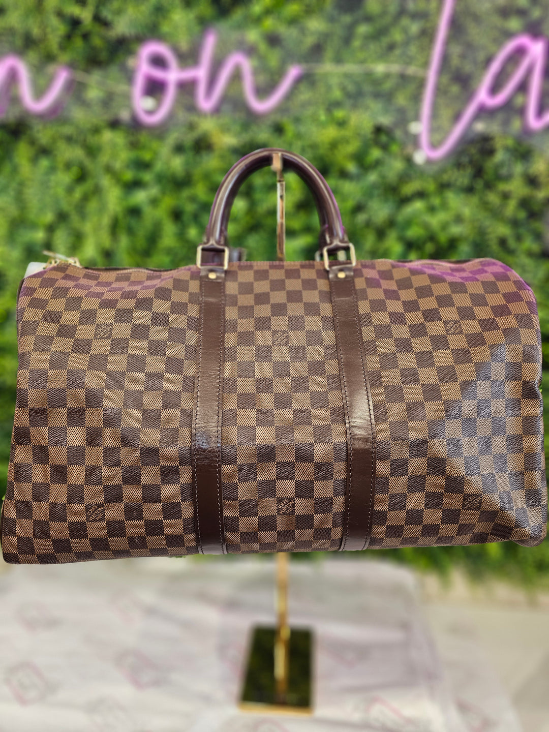 Louis Vuitton Damier Ebene Duffle