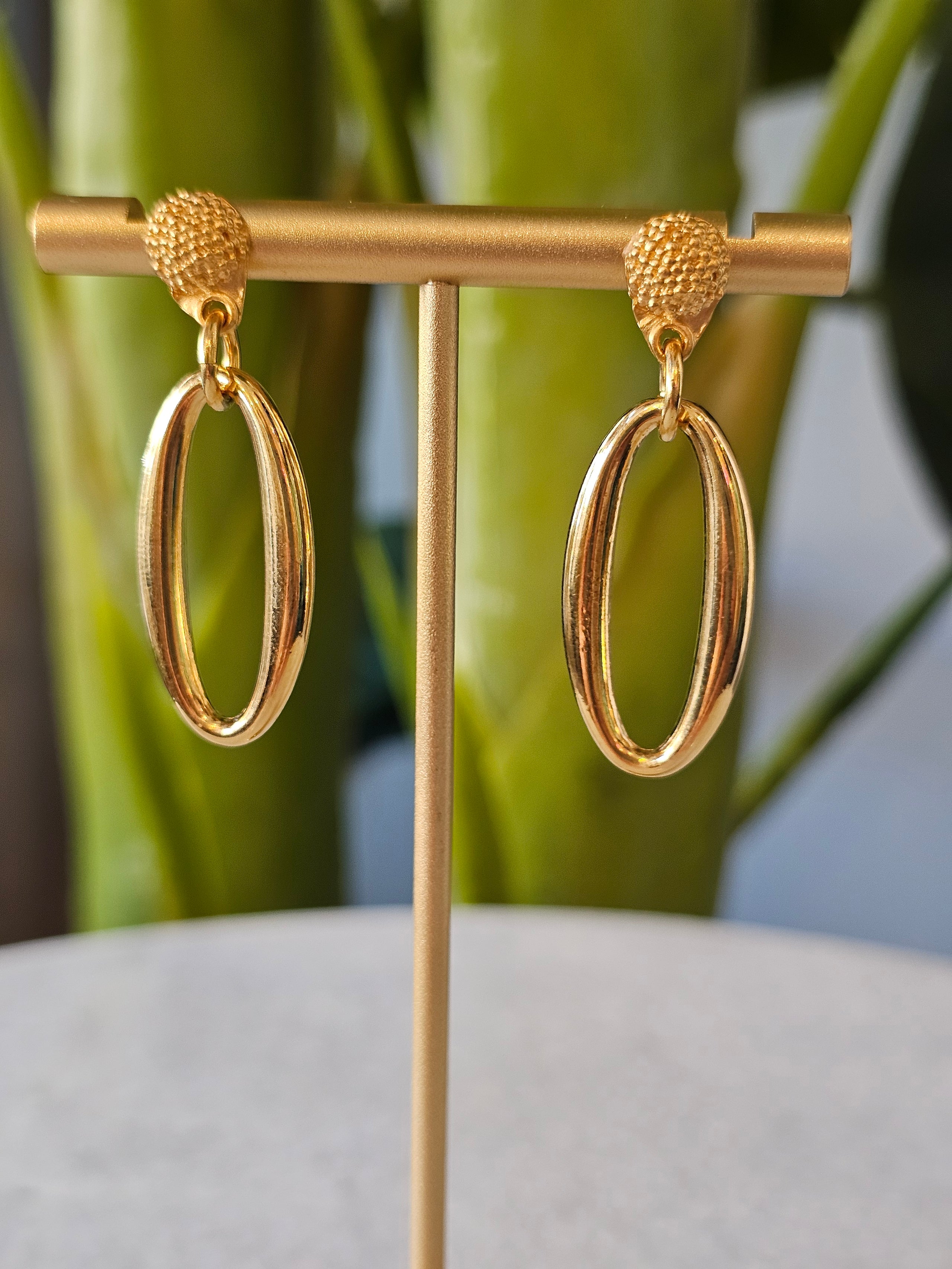 Dina Mackney Pebble Hoop Earring