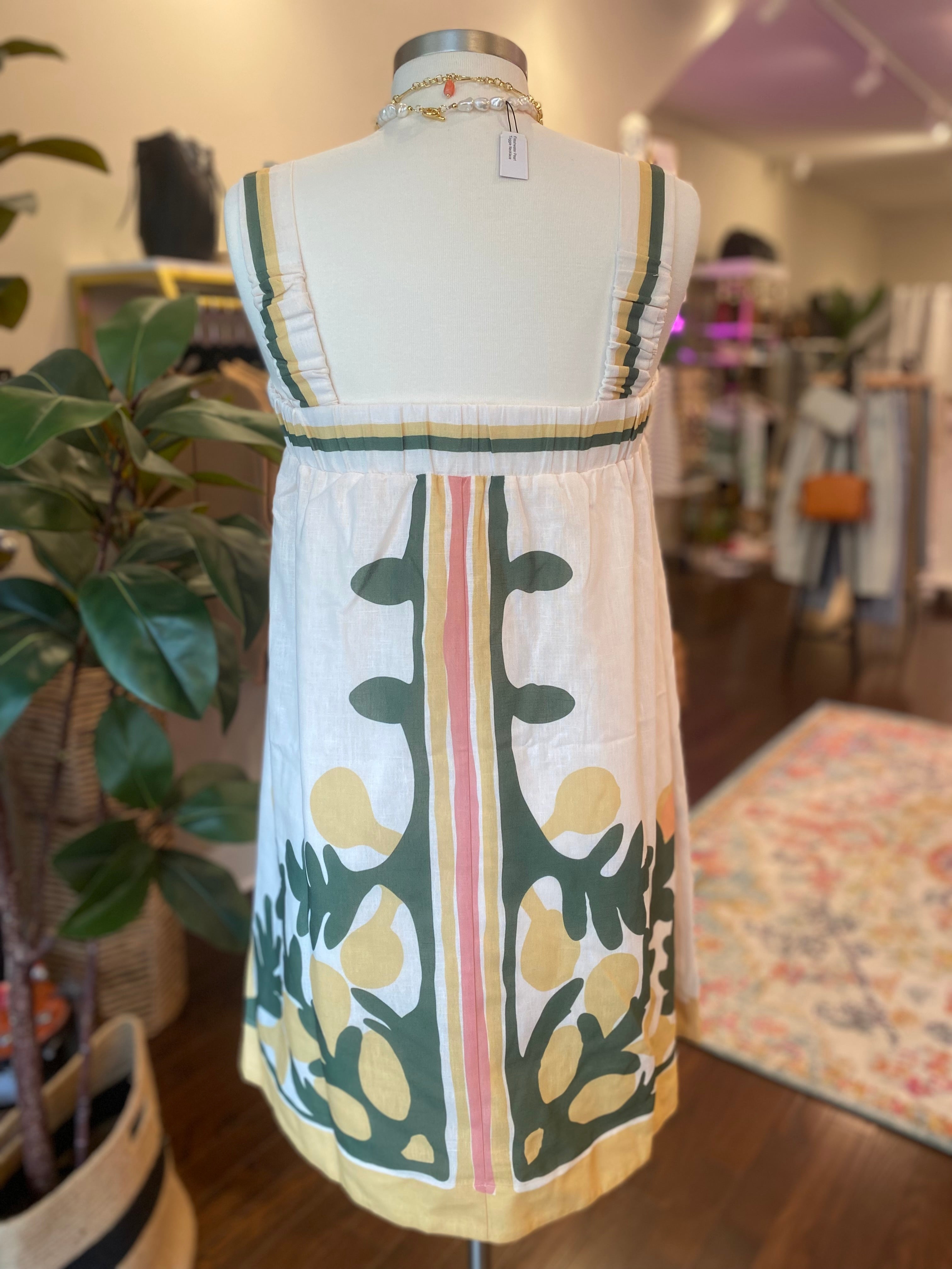 Ciebon Lemon Printed Mini Dress