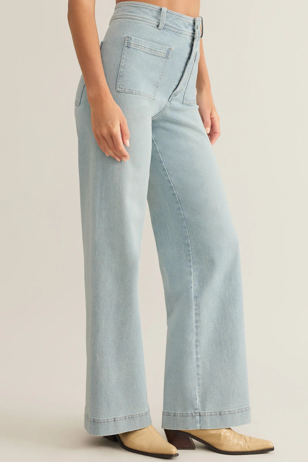 Z Supply Bradley Denim Pant Faded Indigo