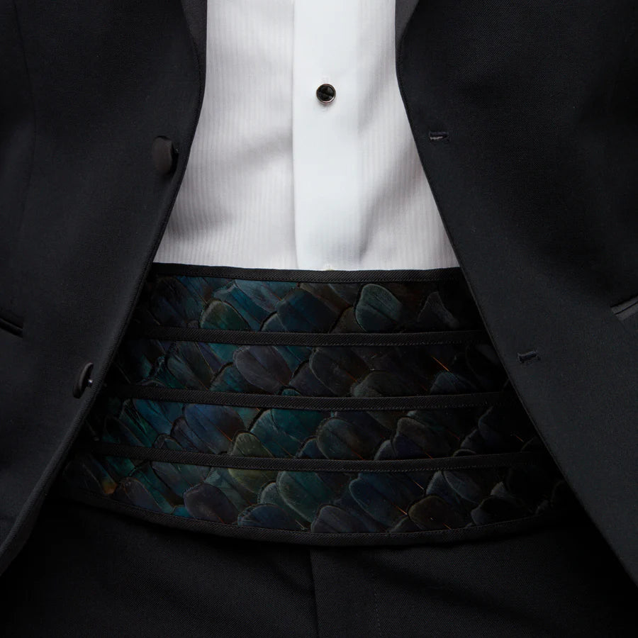 Brackish Navy Lady Cummerbund