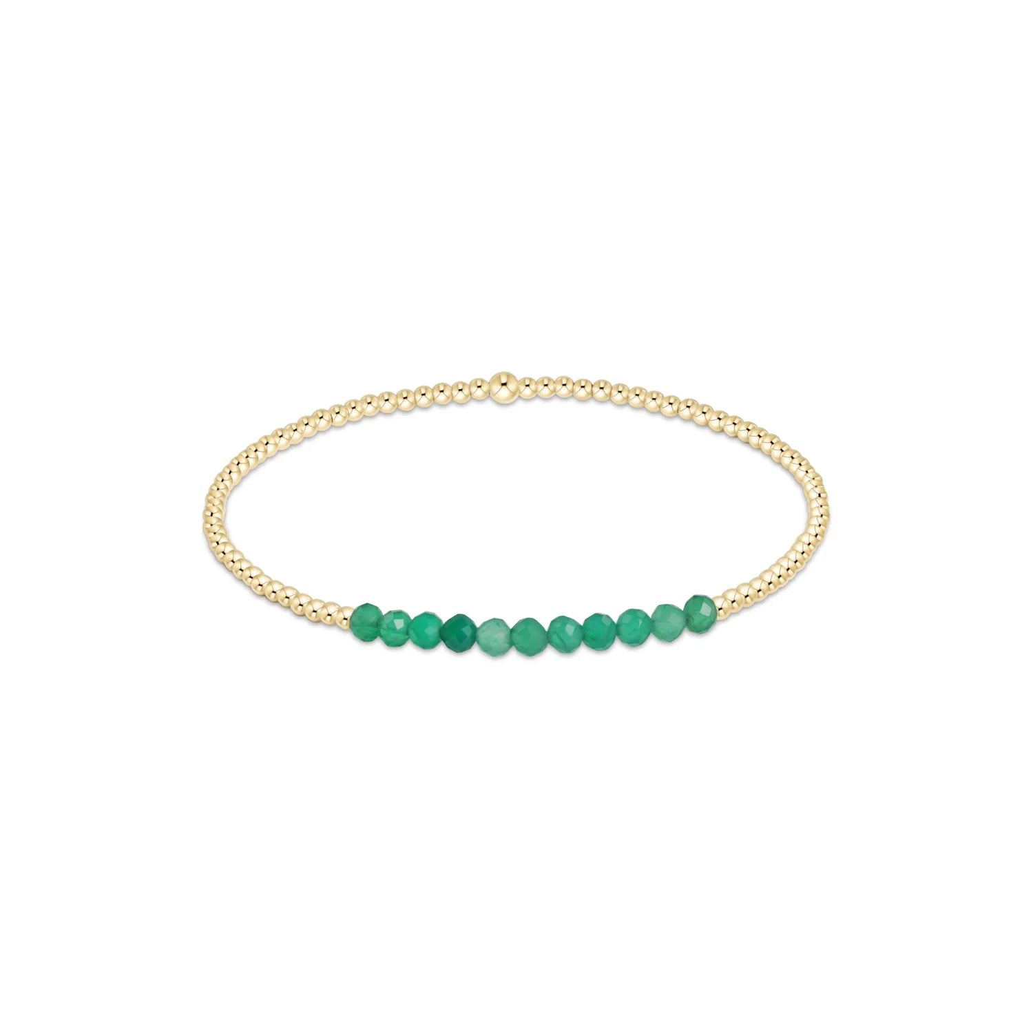 Enewton Gold Bliss 2 MM Green Onyx
