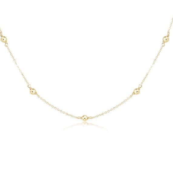 17” Choker Simplicity Chain Gold Classic 4 mm