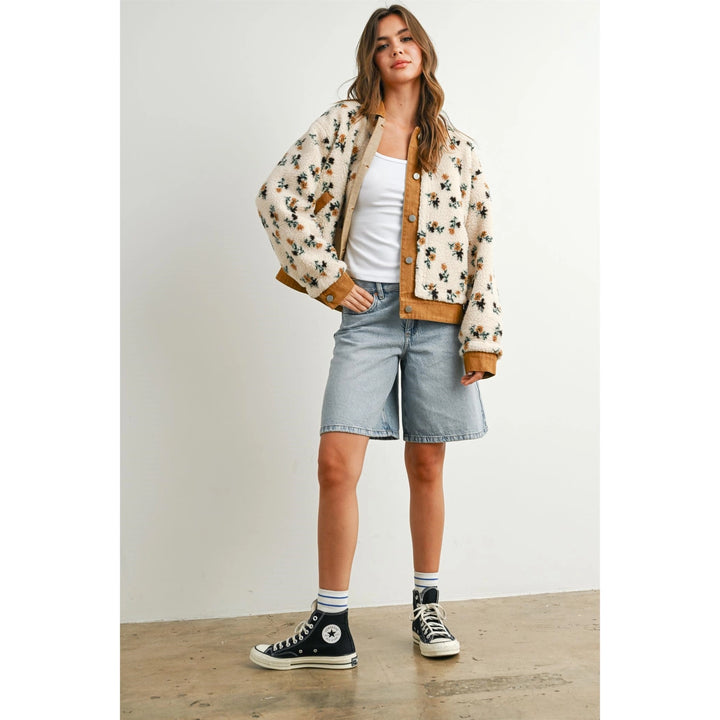 Floral Button Down Jacket