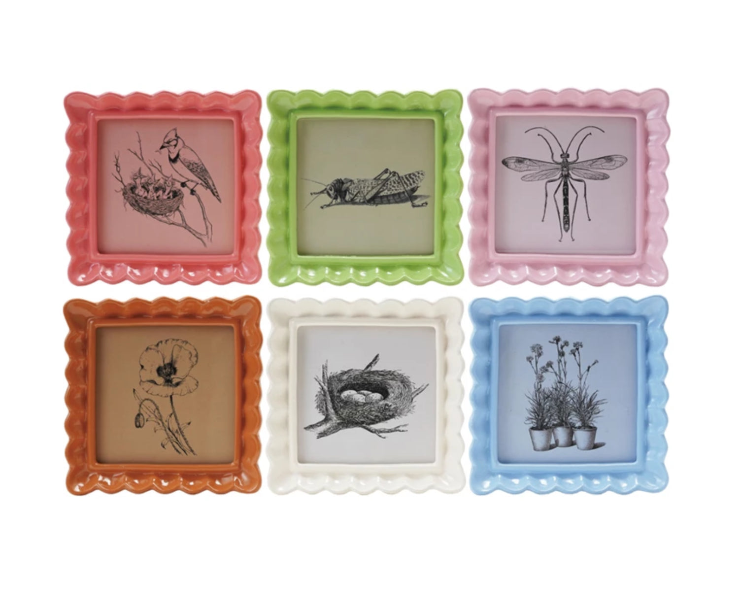 Creative Co-Op Resin Photo Frames