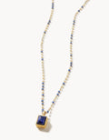 Spartina 449 Naia Petite Beaded Necklace 16” Lapis