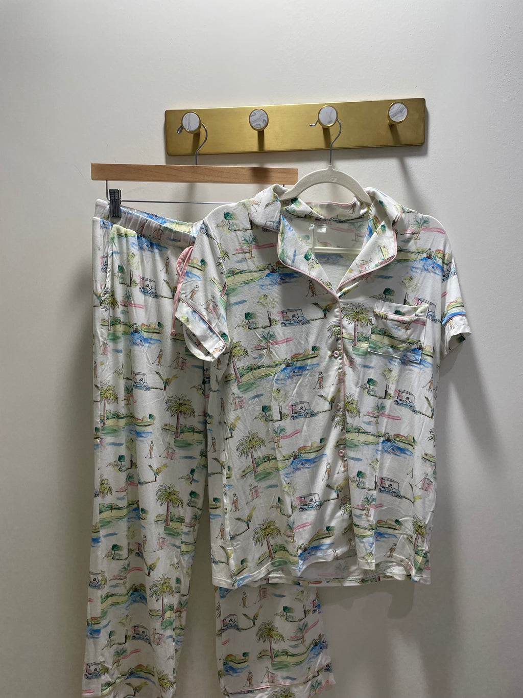 Imbali Golf Scene Pajama Set