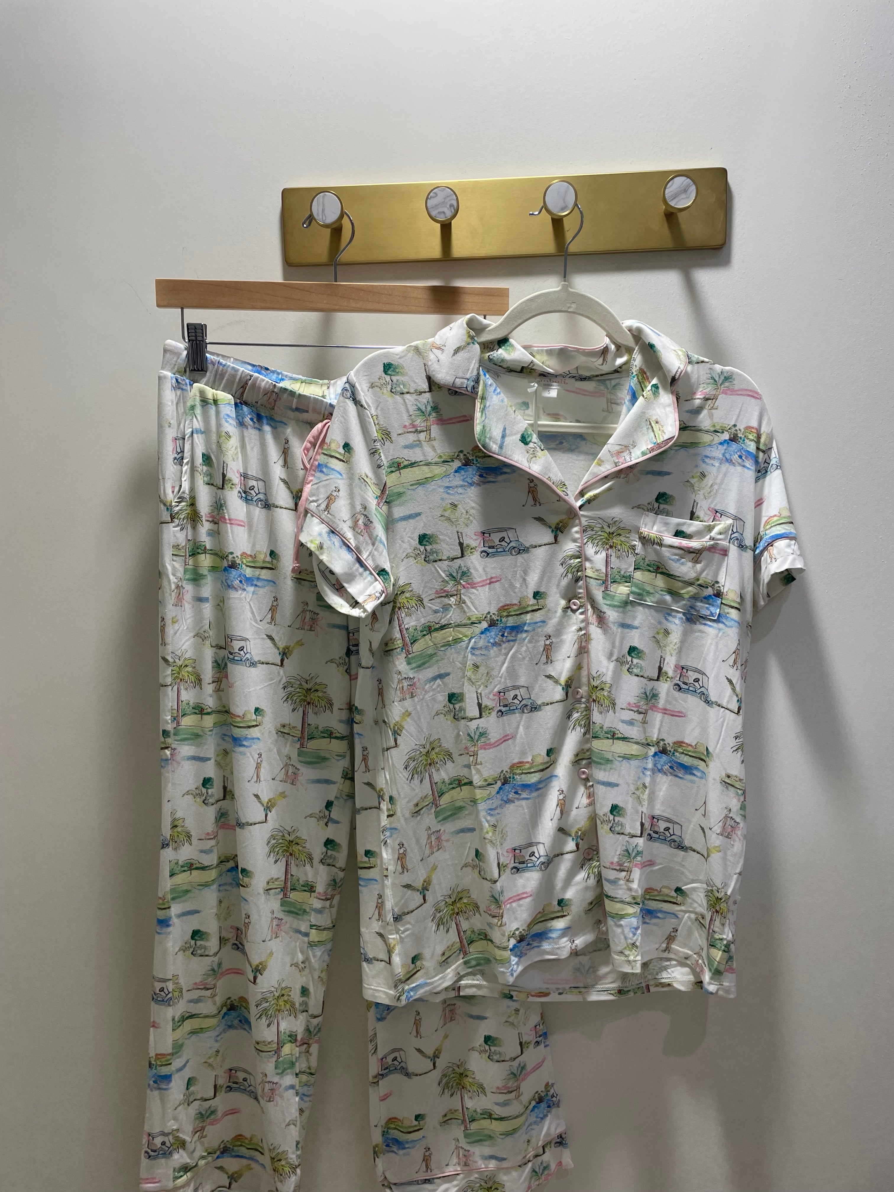 Imbali Golf Scene Pajama Set