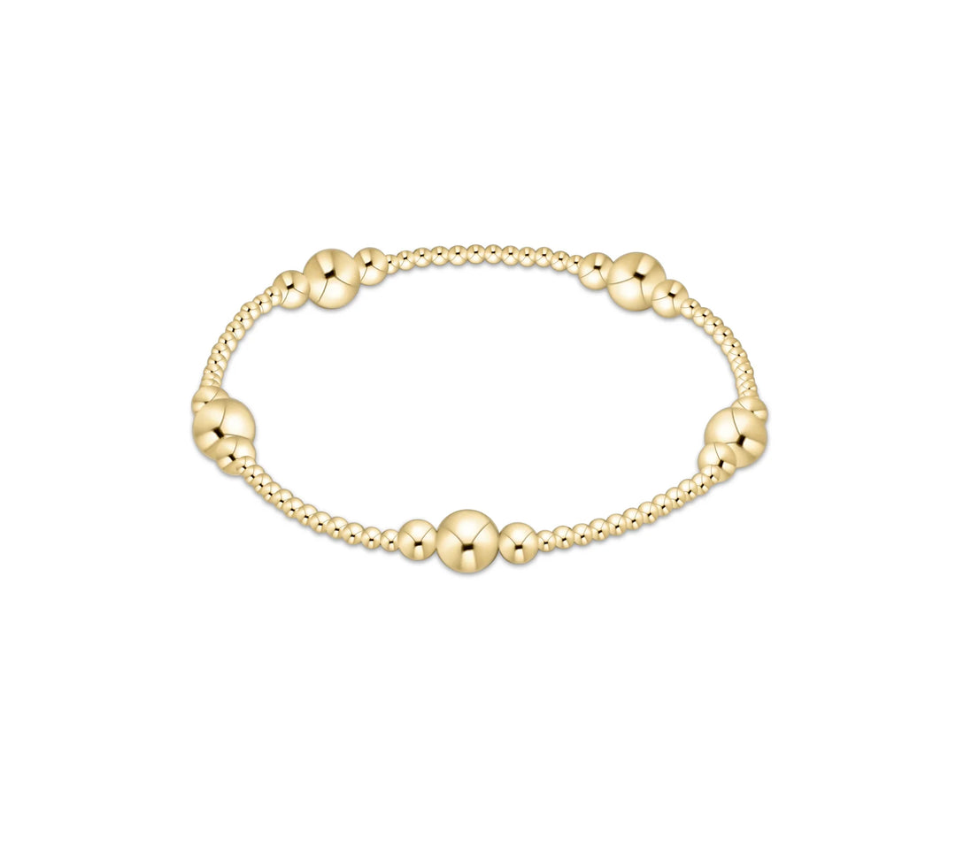 Enewton Purpose Gold Bead Bracelet