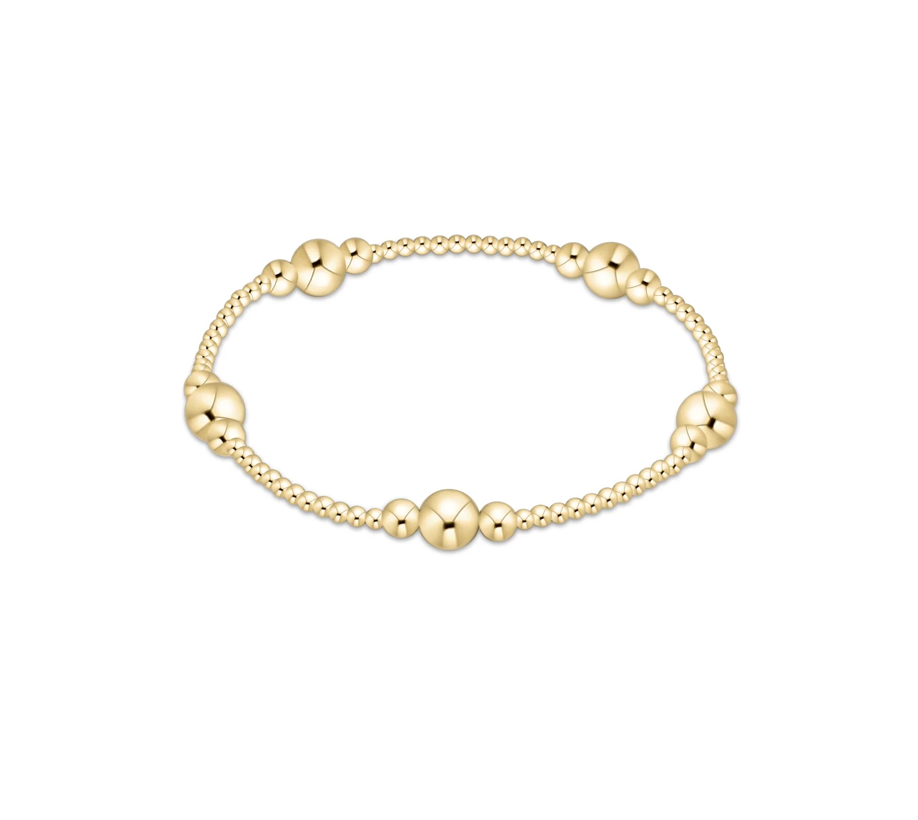 Enewton Purpose Gold Bead Bracelet