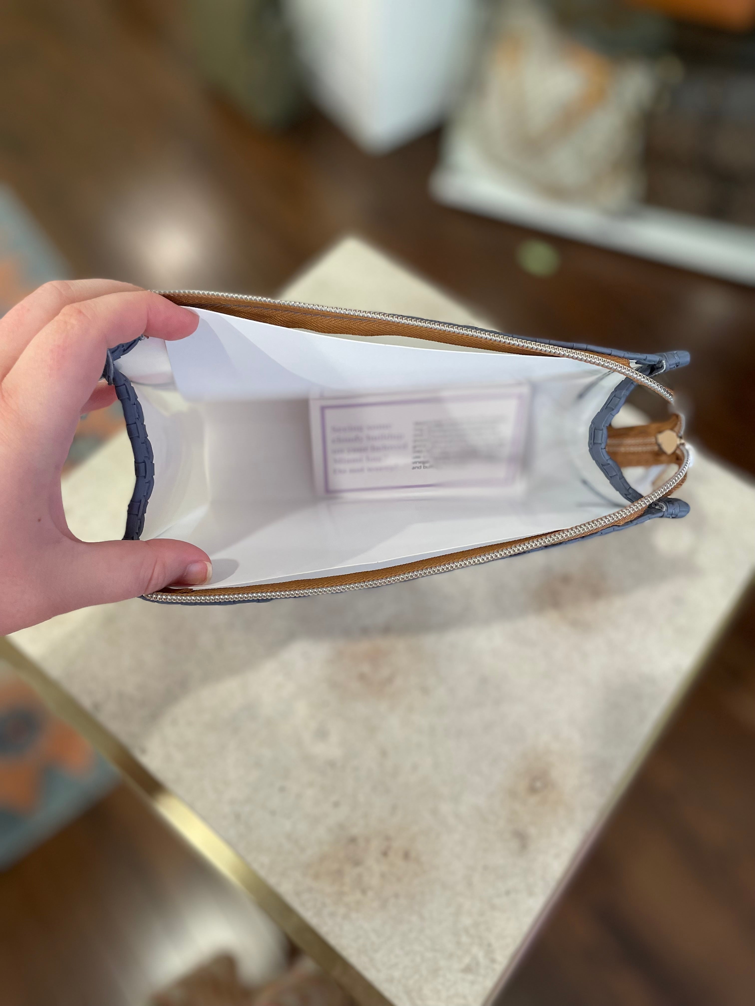 Stephanie Johnson Miami Ultramarine Medium Zip Cosmetic Bag