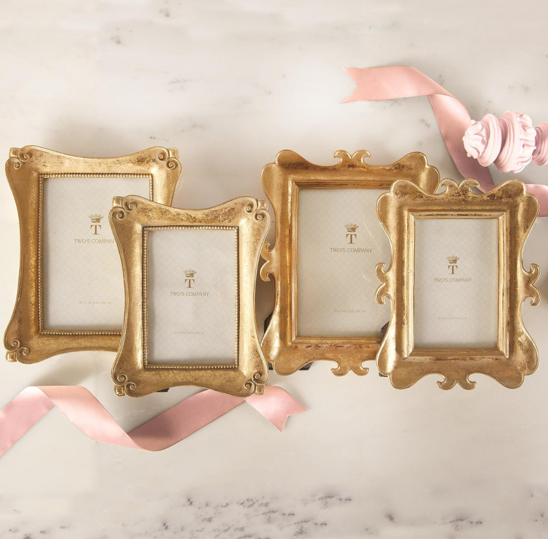 Twos Company Gold Leaf Frames Set Of Two