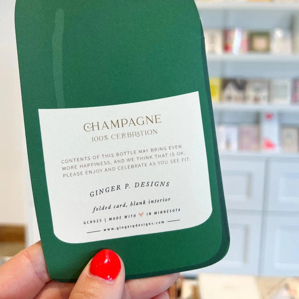 Ginger P Designs Champagne Card
