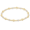 Enewton Classic Gold Sincerity Pattern 4MM Bead Bracelet Pearl