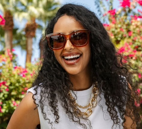 Peepers Cabana Polarized Sunglasses Tan