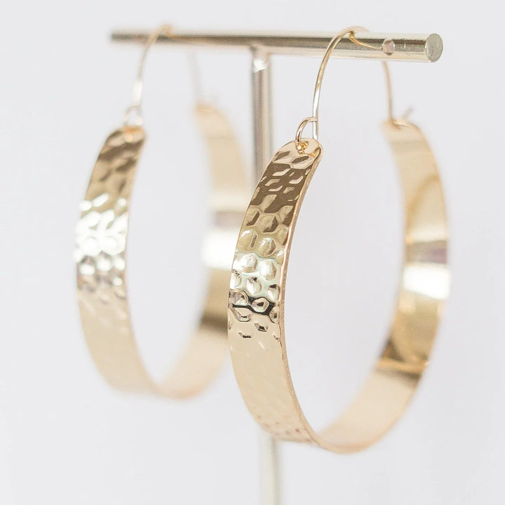 Leslie Curtis Gold Hoop Earring