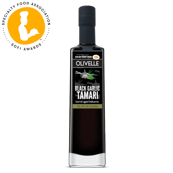 Olivelle Black Garlic Tamari Barrel Aged Balsamic