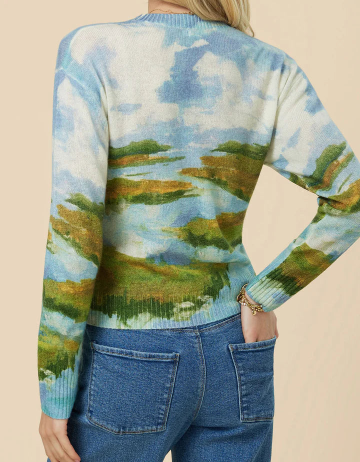 Spartina Murray Serpentine Landscape Sweater
