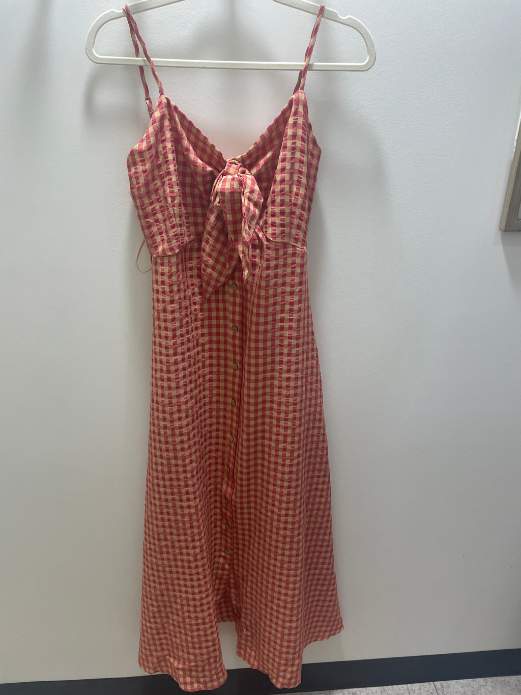 Miou Muse Gingham Maxi Dress