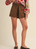 &Merci Studded High-Waist Skort