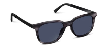 Peepers On Par Charcoal Horn Polarized Sunglasses