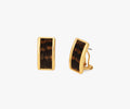 Brackish Sienna Rectangle Stud Earring Gold