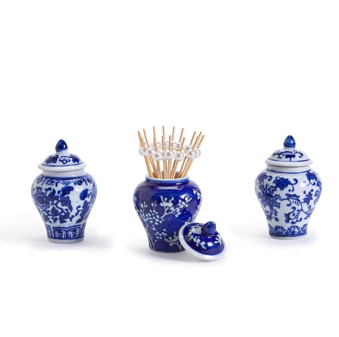 Twos Company Mini Ginger Jar With Picks