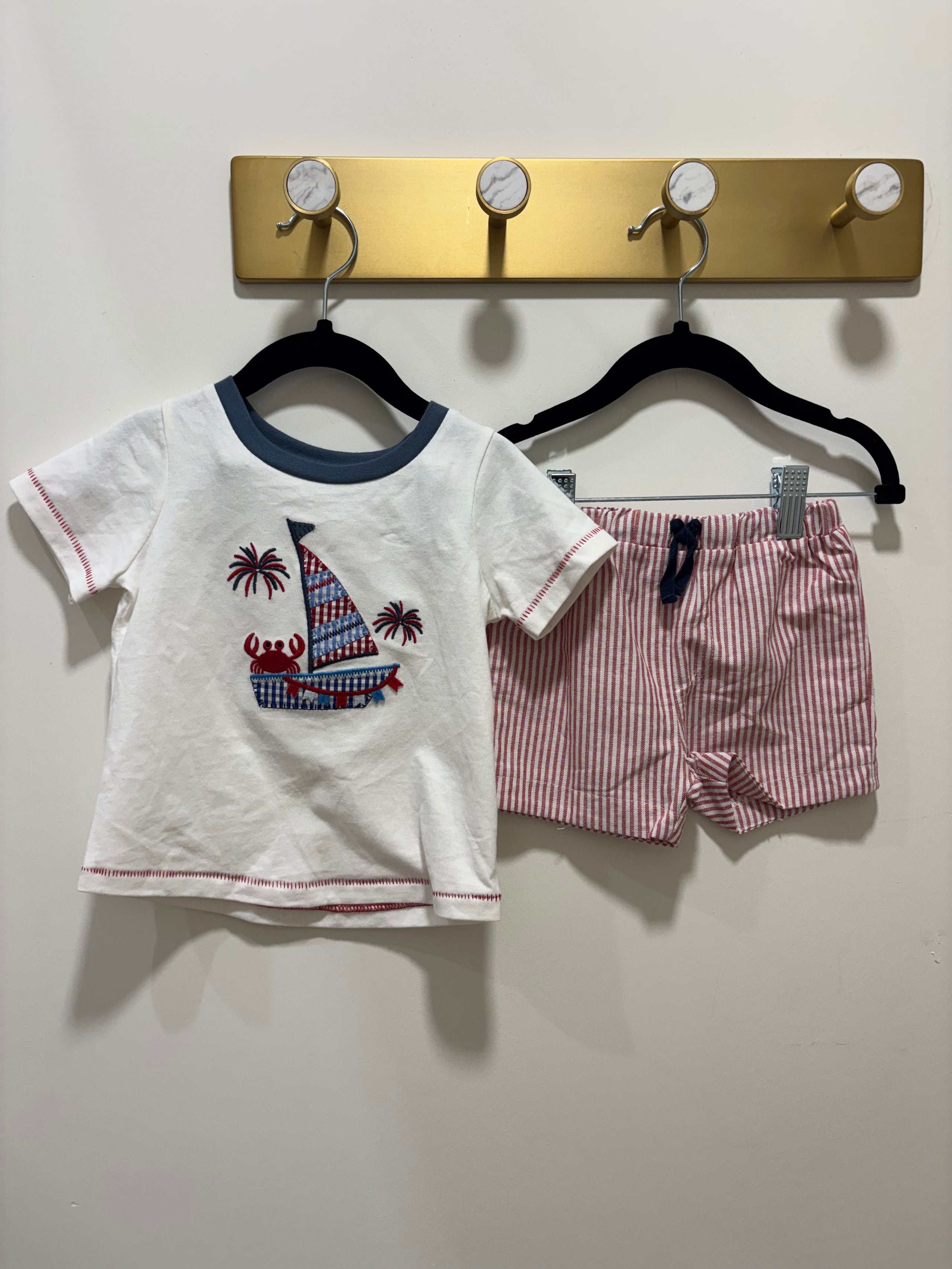 Mudpie Boys’ Patriotic Outfit
