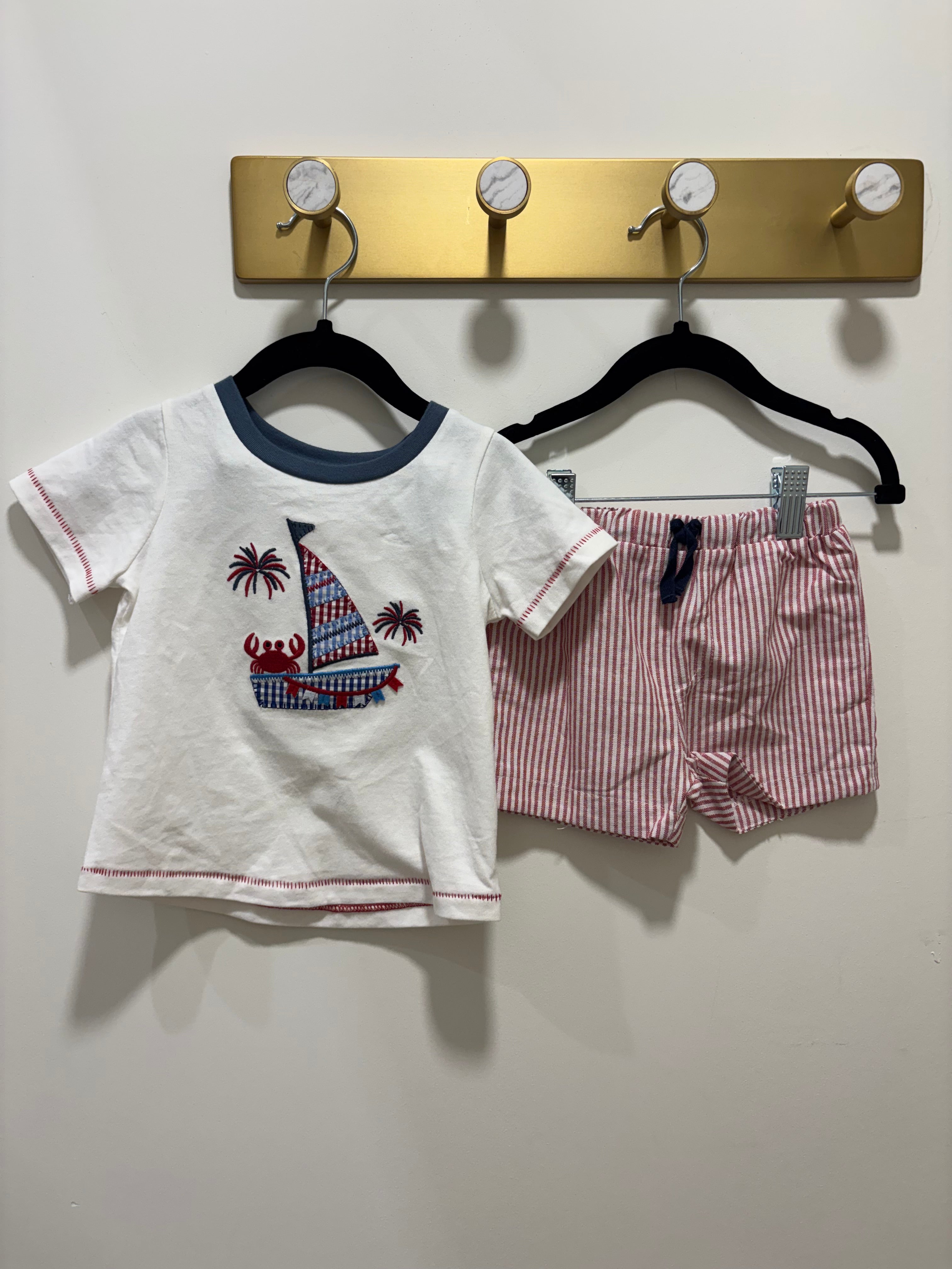 Mudpie Boys’ Patriotic Outfit