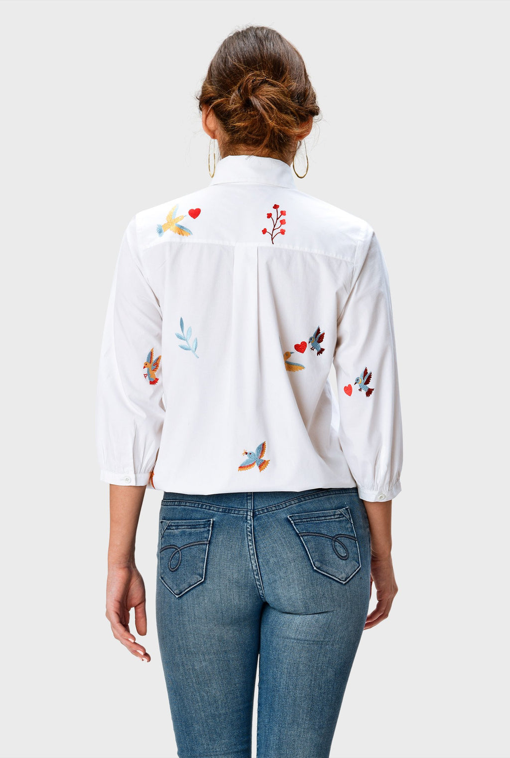 Emily Lovelock Embroidered Summer Blouse
